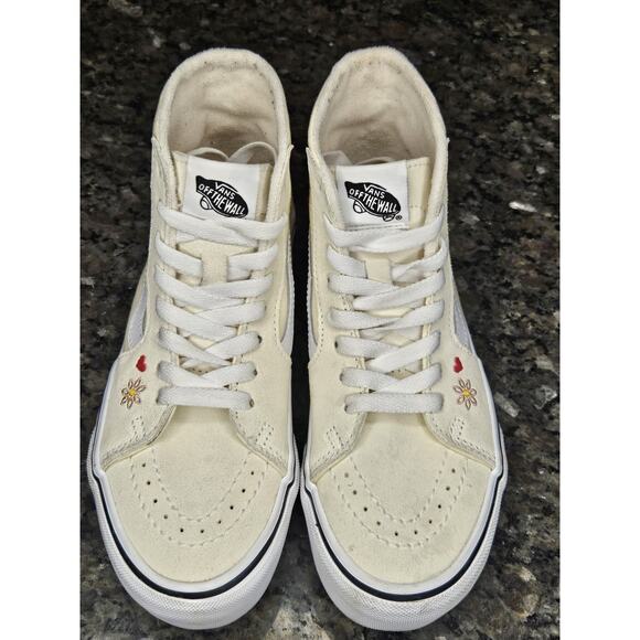 VANS SK8-HI TAPERED PLATFORM LACE UNISEX MEN 4 = WOMEN 5.5 SHOES FLORAL/HART NEW - Picture 5 of 9